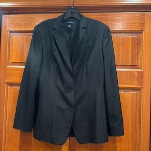 Beautiful black silk blazer from J. Crew